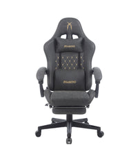 New Design Reclining Gamer Chair with Footrest Brown Gaming Chair
