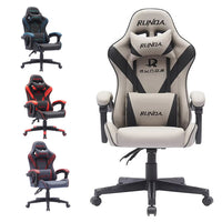 Runda European Design Computer Racing Game Chairs Ergonomically Designed Scratch-Resistant Wear-Resistant Made Leather Rotatable