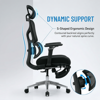 Premium comfort Lumbar Ergonomic Office Chair Gaming Recline Custom Computer Mesh Work Swivel Revolve Executive Office Chair