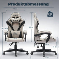 Runda European Design Computer Racing Game Chairs Ergonomically Designed Scratch-Resistant Wear-Resistant Made Leather Rotatable